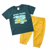 Minizone 短袖面衫 & 七分褲仔 - Space Travel